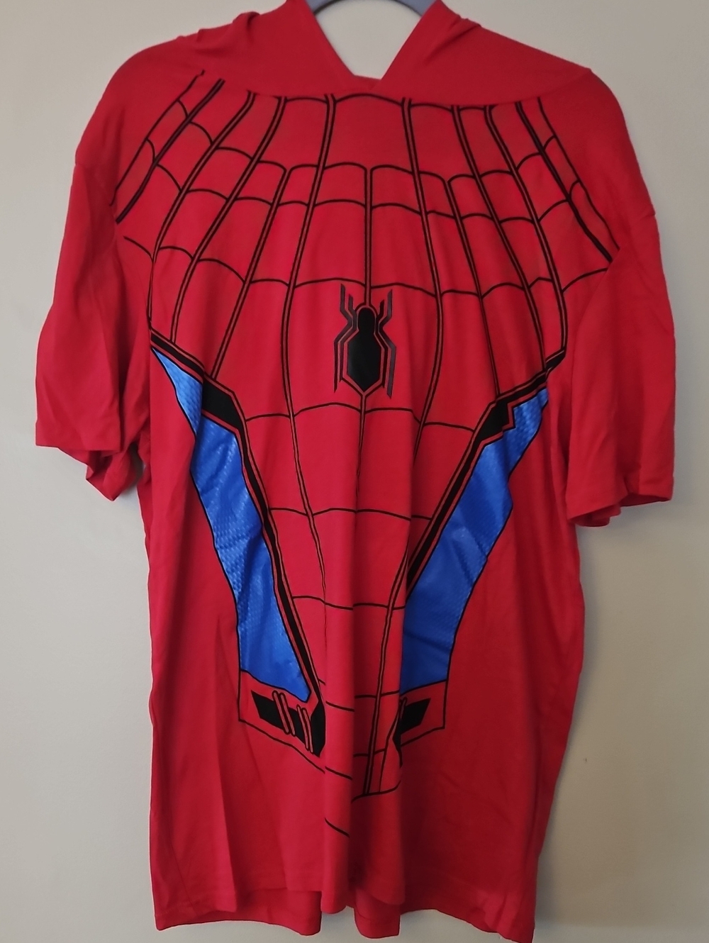 Marvel Spider-Man Homecoming Graphic Tee With Hoodie Eye Netting